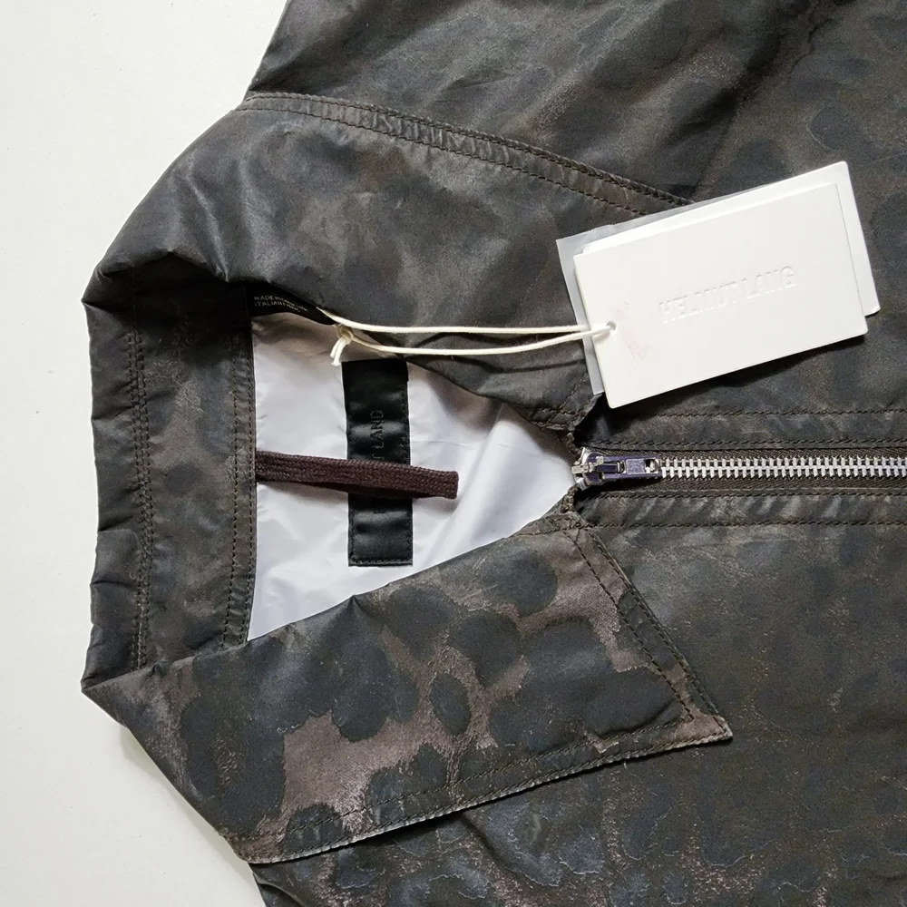 Helmut Lang Reflective Leopard Zip-Up Jacket Size Large MSRP $635 NWT - Picture 6 of 16